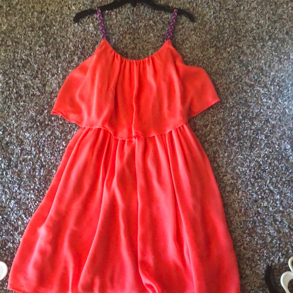 Pink layered dress